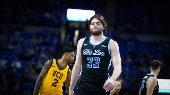 Jan 28, 2025: St. Louis, Missouri, USA; Saint Louis Forward Dylan Warlick (33) at Chaifetz Arena