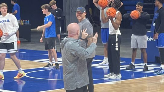 Coach Schertz was very proud of his shooting. Coach Schertz was very proud of his shooting.
