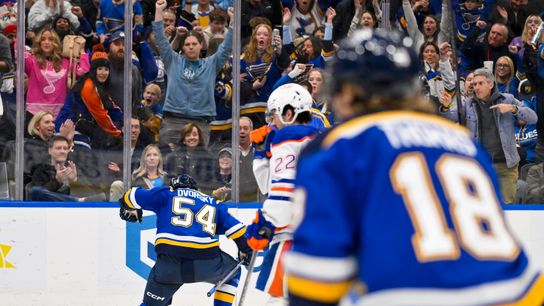 Snuggerud, Dvorsky Shine as Blues’ Future Comes Into Focus (St Louis Blues)