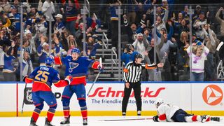 Statement Week for Snuggerud as the Blues Pipeline Pushes Forward (St Louis Blues). Photo by Jeff Curry-Imagn Images