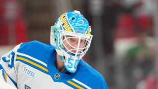 Blues Winning the Wrong Race (St Louis Blues). Photo by James Guillory-Imagn Images