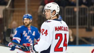 Blues' McMichael Files for Salary Arbitration (St Louis Blues). Photo by Danny Wild-Imagn Images