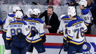 Steve Ott Chooses Development Over Opportunity in Two‑Year Extension with Springfield (St Louis Blues). Photo by James Carey Lauder-Imagn Images