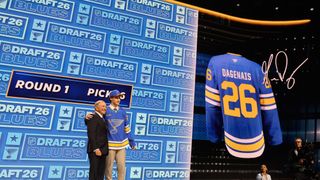 Blues Draft Power Forward Maddox Dagenais With No. 16 Pick in 2026 NHL Draft (St Louis Blues). Photo by Timothy T. Ludwig-Imagn Images