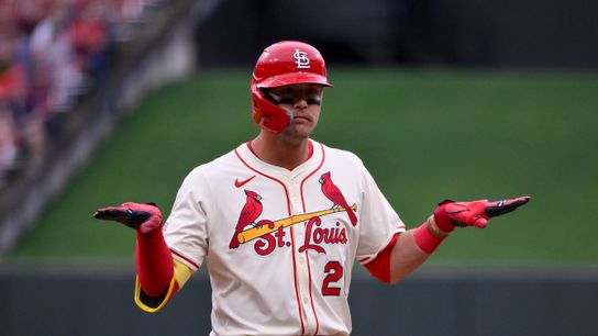 Cardinals place Nootbaar on 60-day injured list -- left fielder will be out through Memorial Day (sports). Photo by Jeff Curry-Imagn Images