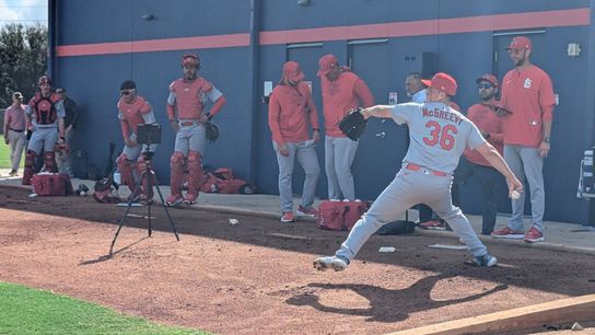 McGreevy clears first test of spring against gauntlet of veteran Cardinals hitters (St Louis Cardinals)