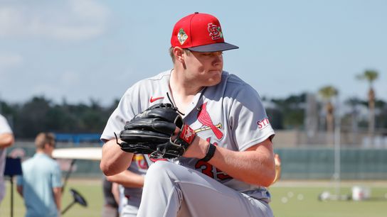 Report: Cardinals pitching depth takes a hit as Richards Fitts has season-ending surgery (St Louis Cardinals). Photo by Reinhold Matay-Imagn Images