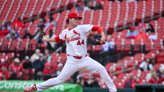 Gordon Graceffo’s instant production in tight spots bodes well for Cardinals bullpen (St Louis Cardinals). Photo by Jeff Curry-Imagn Images