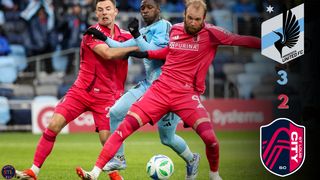St. Louis CITY SC Eliminated From US Open Cup, Mellberg's Seat Red Hot (St Louis CITY SC). Photo by Matt Krohn-Imagn Images