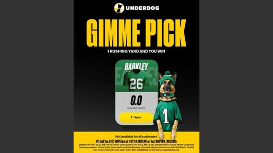 Underdog Promo Code: Barkley Free Winner + $50 Bonus (gambling fantasy )