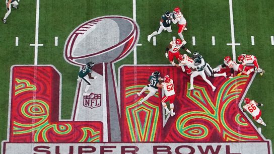 The Kansas City Chiefs and the Philadelphia Eagles play in the Super Bowl